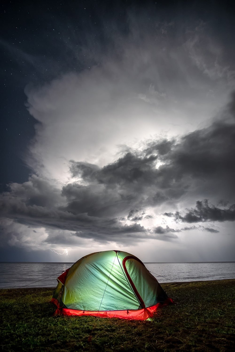 Camping Tent Thunderstorm